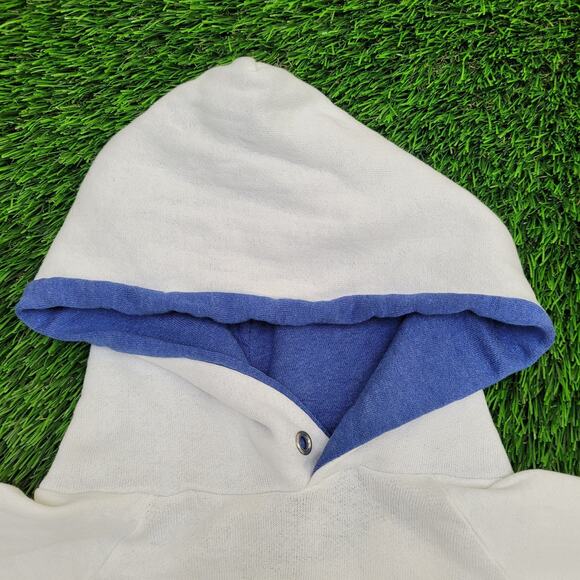 Vintage 80s Abstract Hoodie Womens Large 20x20 Boxy - Picture 12 of 14